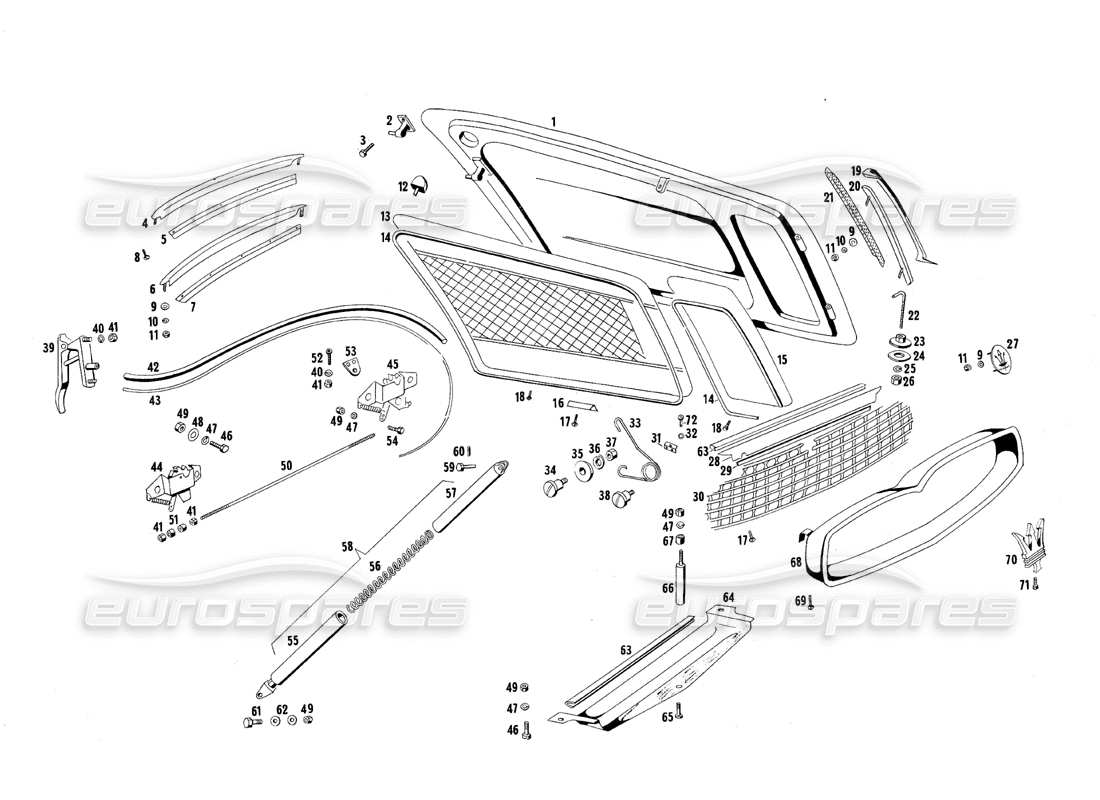 part diagram containing part number vnt 59185