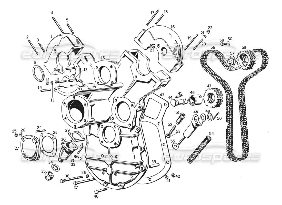 part diagram containing part number 22261