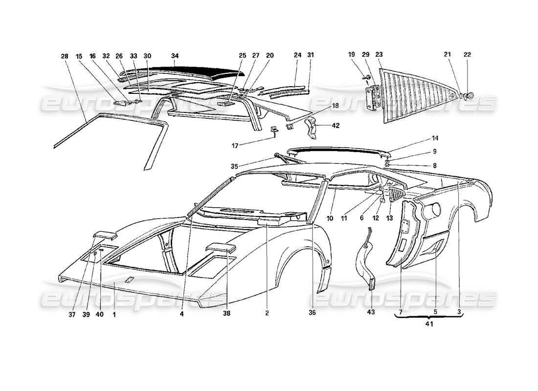 part diagram containing part number 61810800