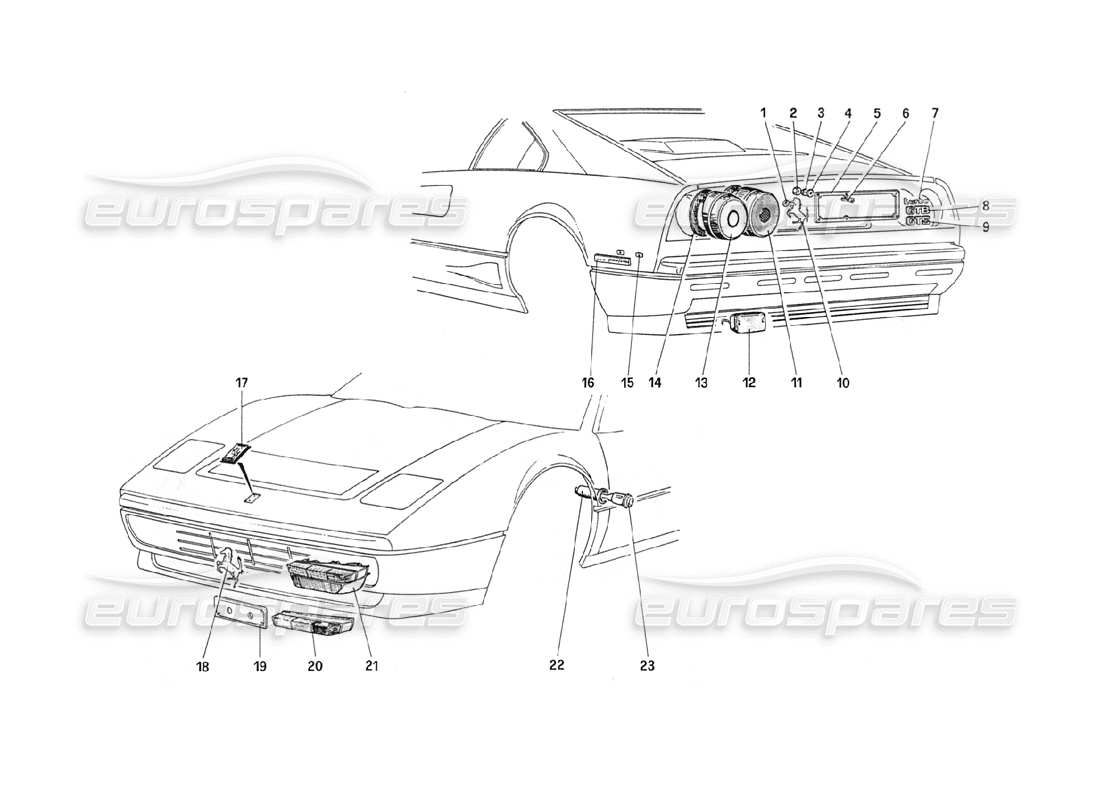 part diagram containing part number 61942600