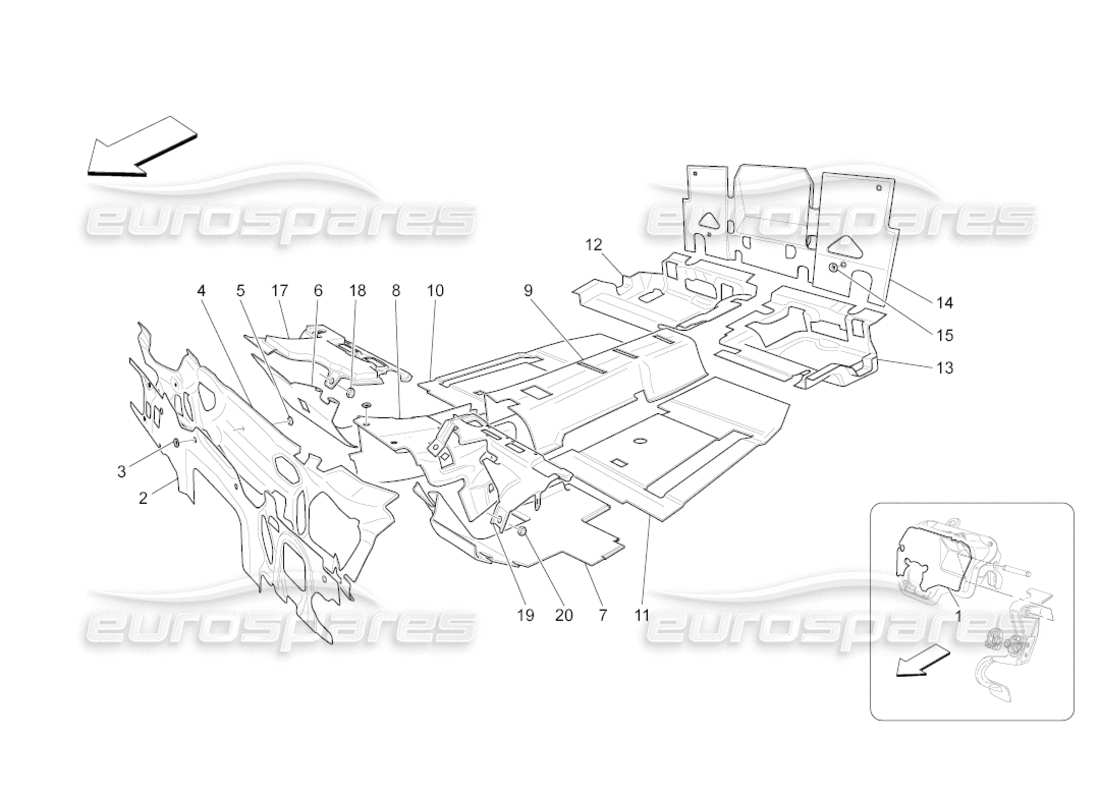 part diagram containing part number 69193900