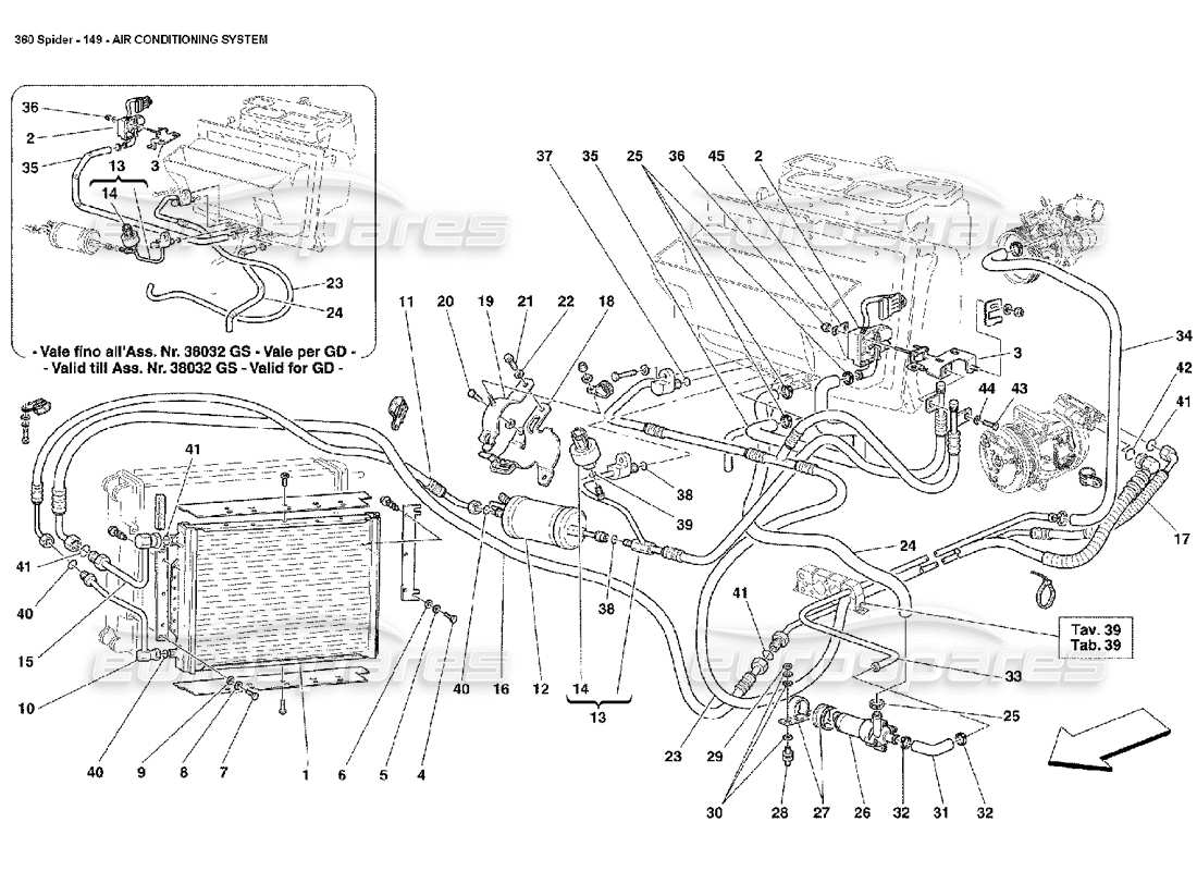 part diagram containing part number 65921100