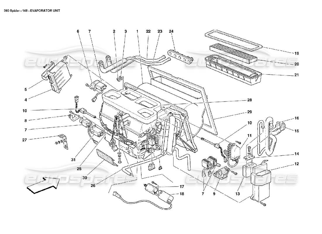 part diagram containing part number 65229500