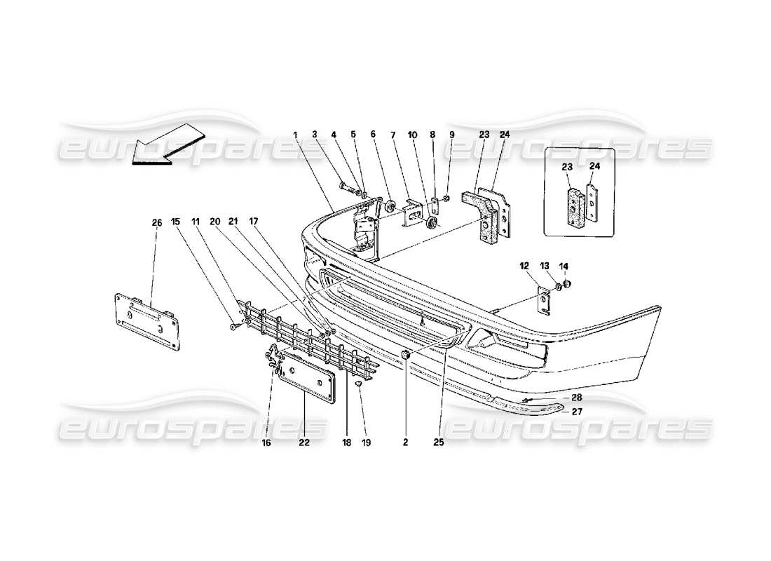 part diagram containing part number 63954910