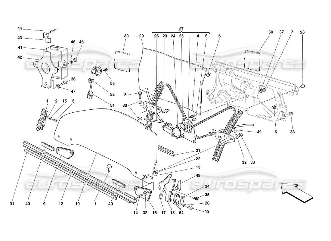 part diagram containing part number 64482300