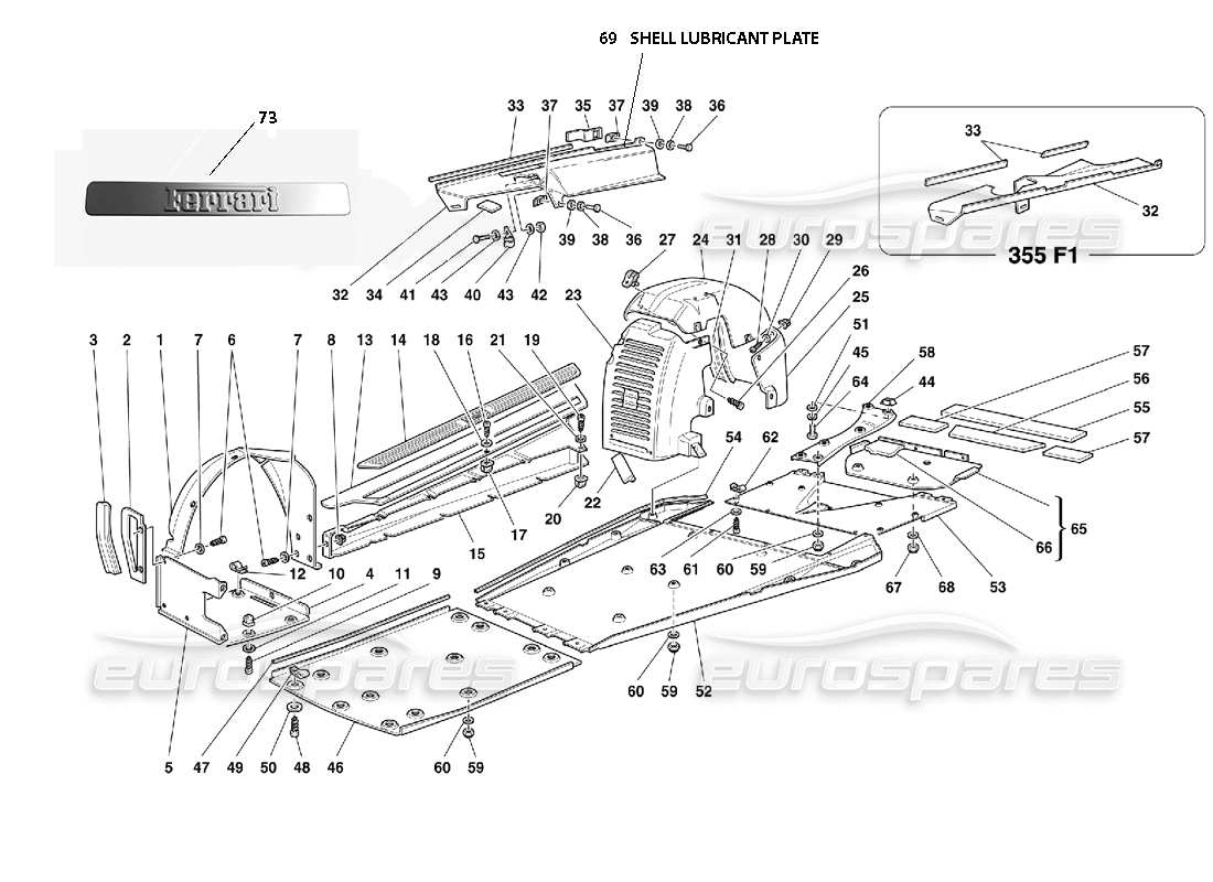 part diagram containing part number 63251400