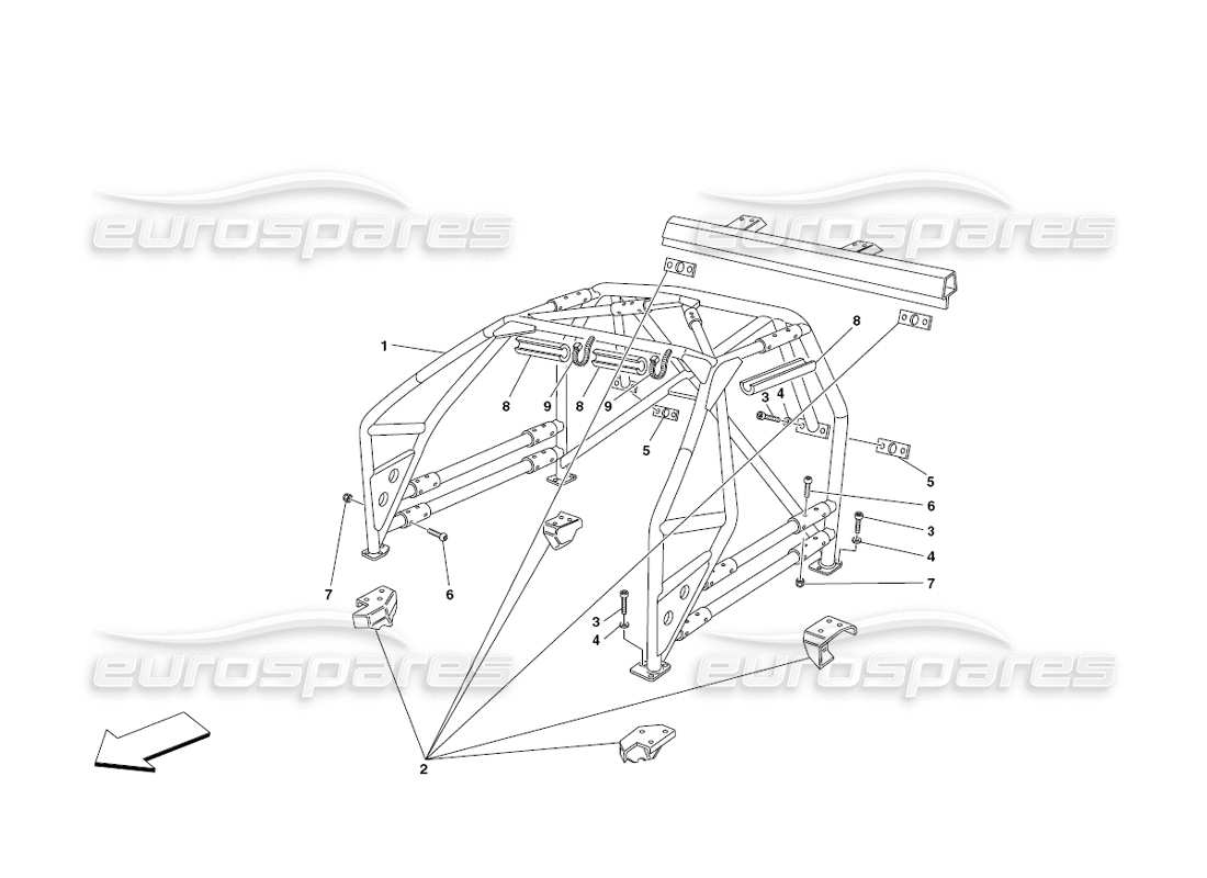 part diagram containing part number 69745000