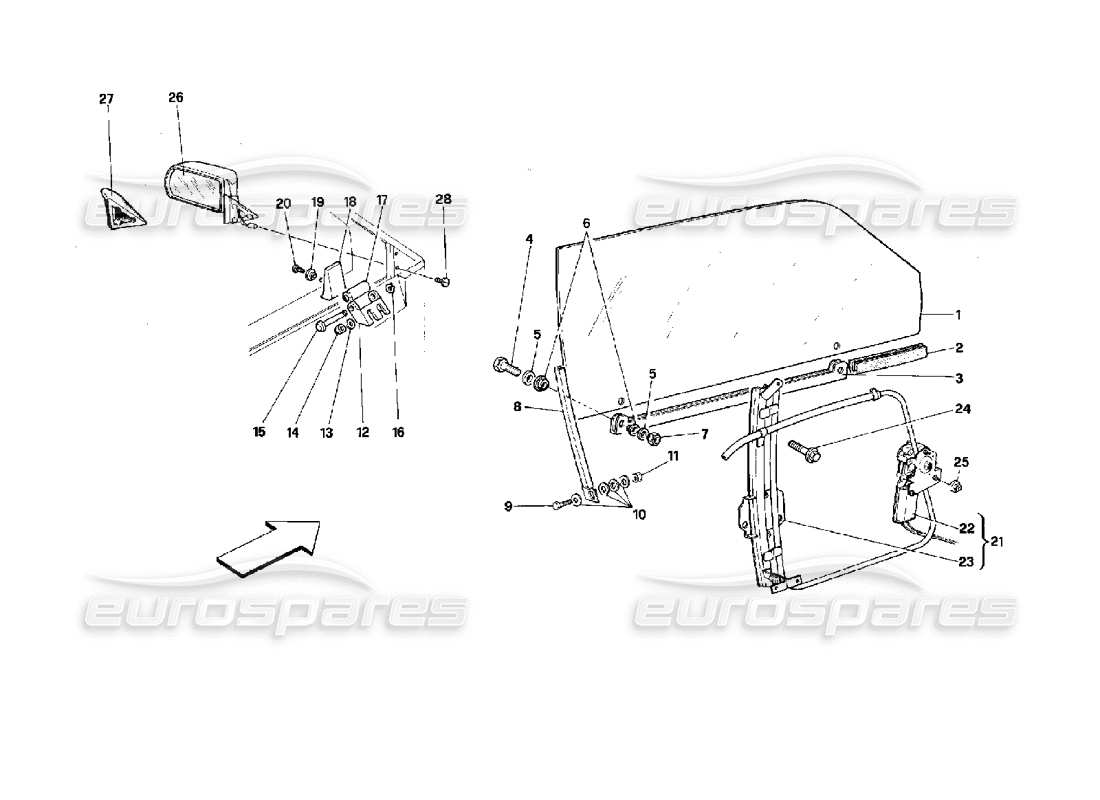 part diagram containing part number 62302000