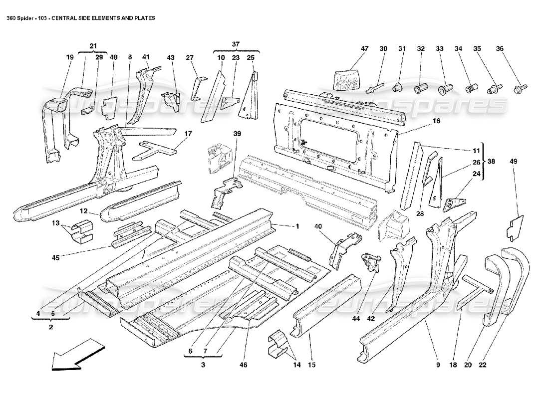 part diagram containing part number 65942700