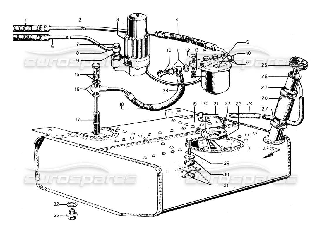 part diagram containing part number 10 x 25-uni 188