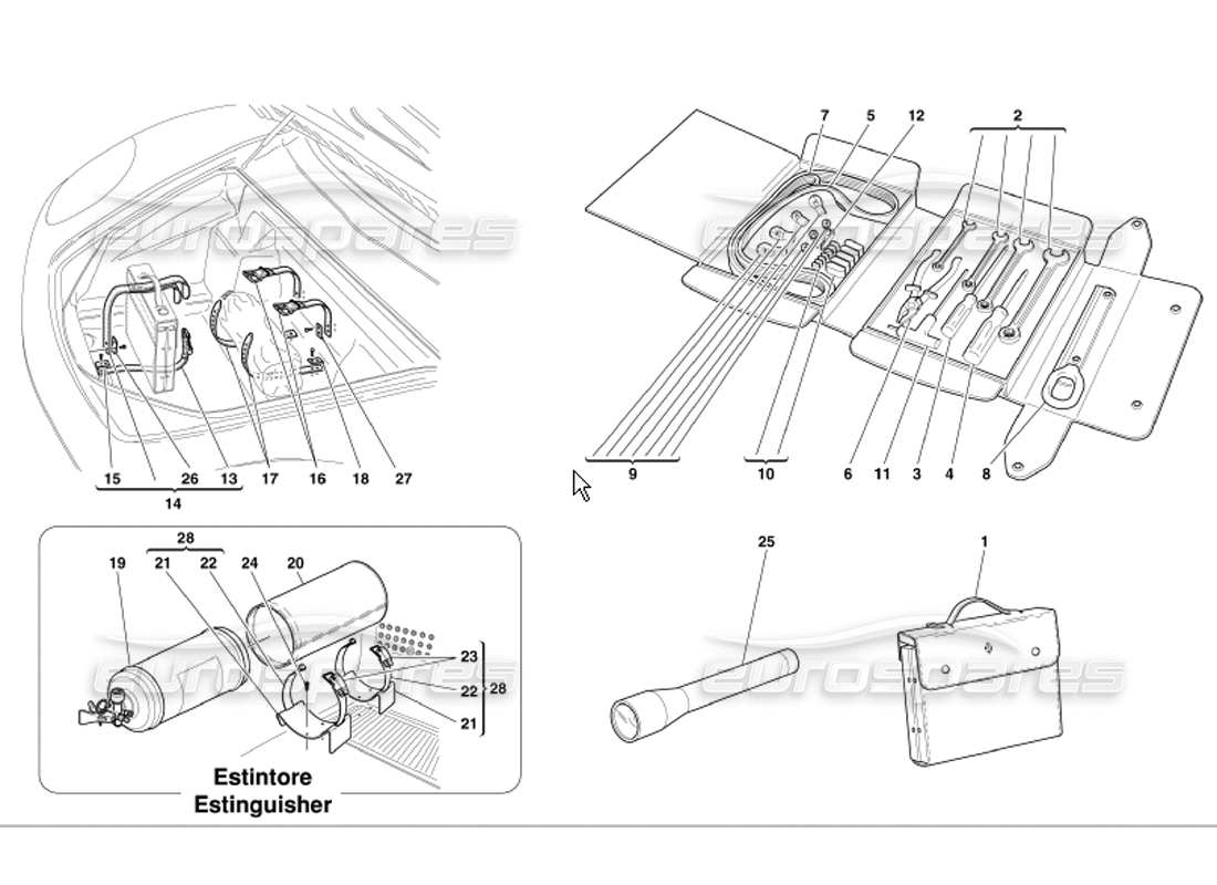 part diagram containing part number sd2-kit