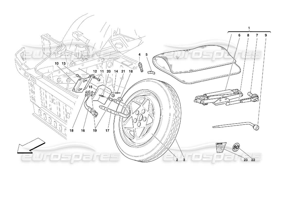 part diagram containing part number 165440