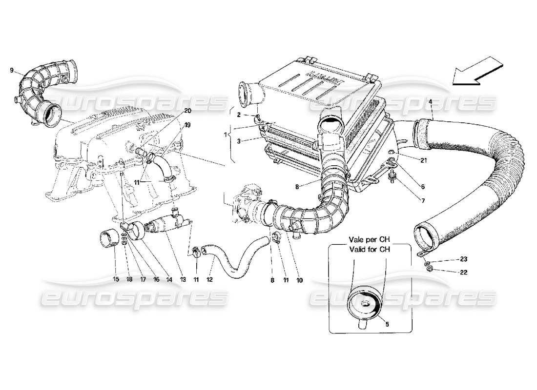 part diagram containing part number 142054