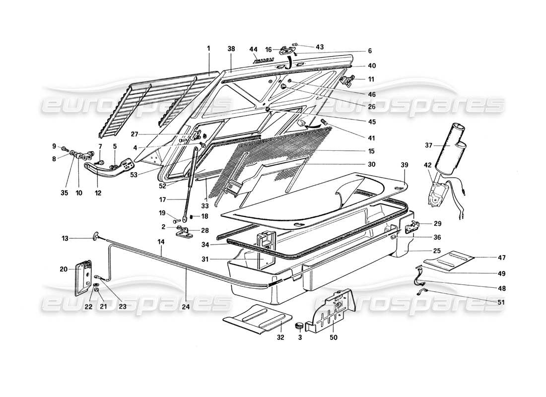 part diagram containing part number 61904100