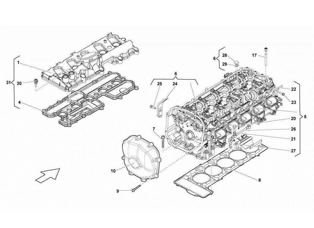 part diagram containing part number 07l121455f