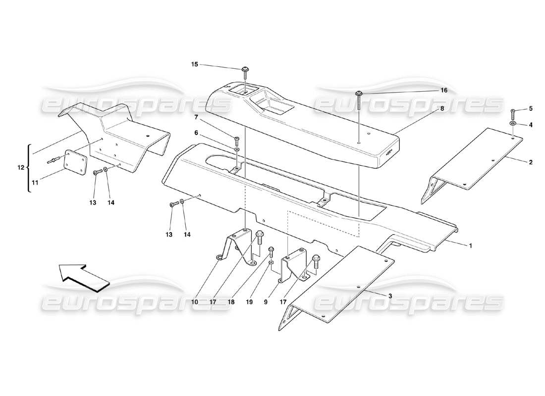 part diagram containing part number 66127500