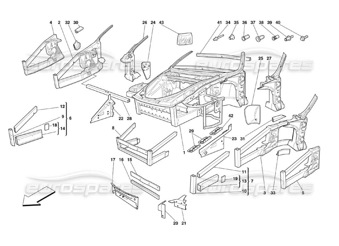 part diagram containing part number 203125