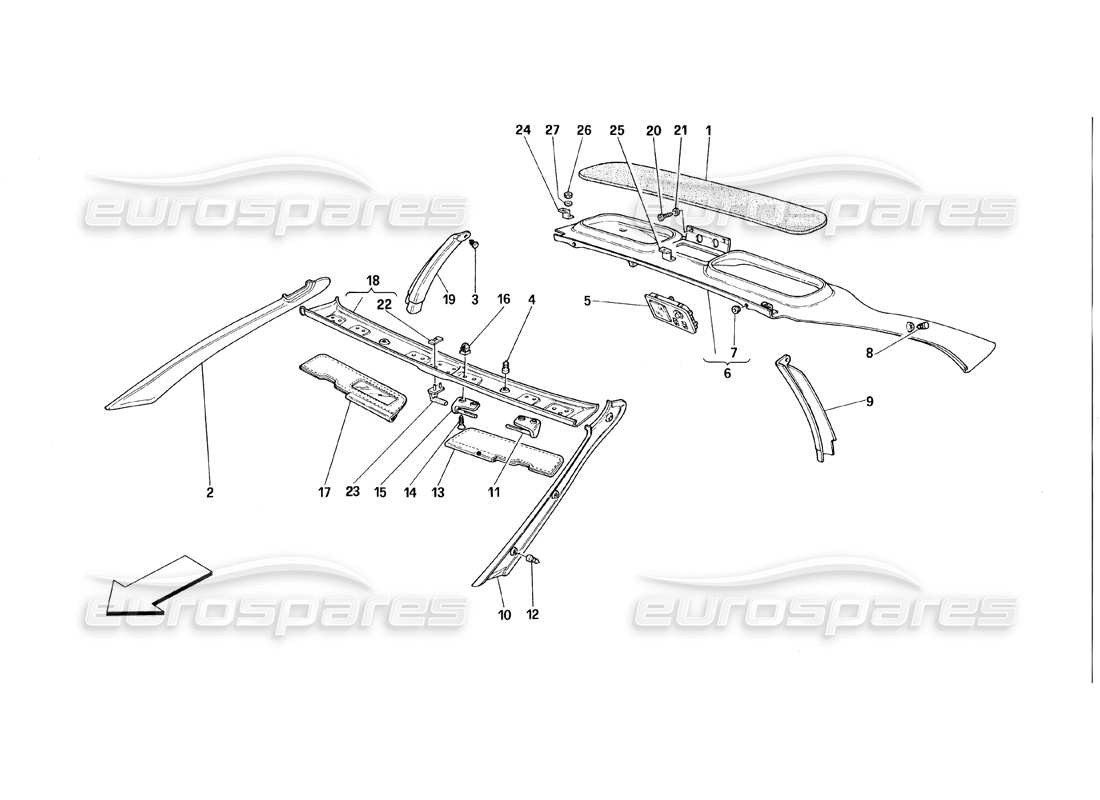 part diagram containing part number 134458