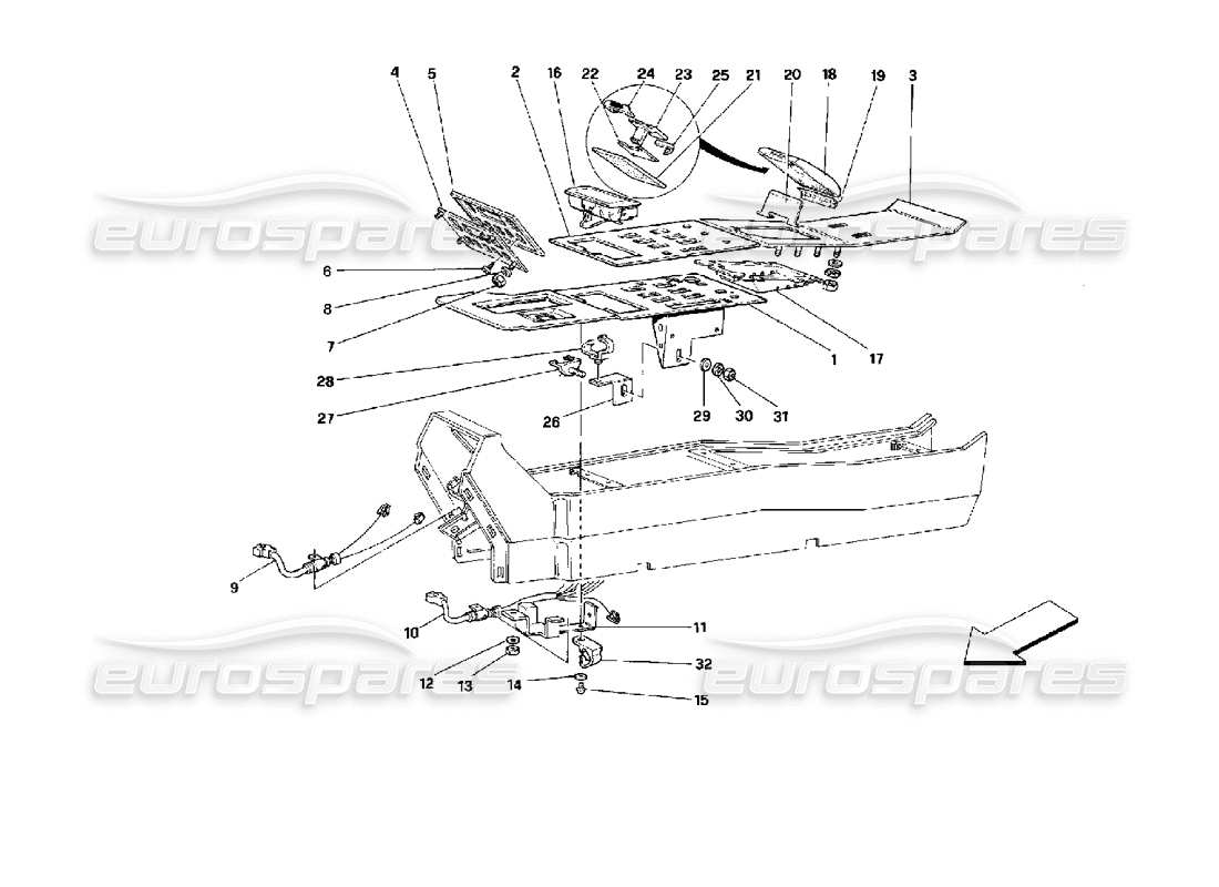 part diagram containing part number 62510200