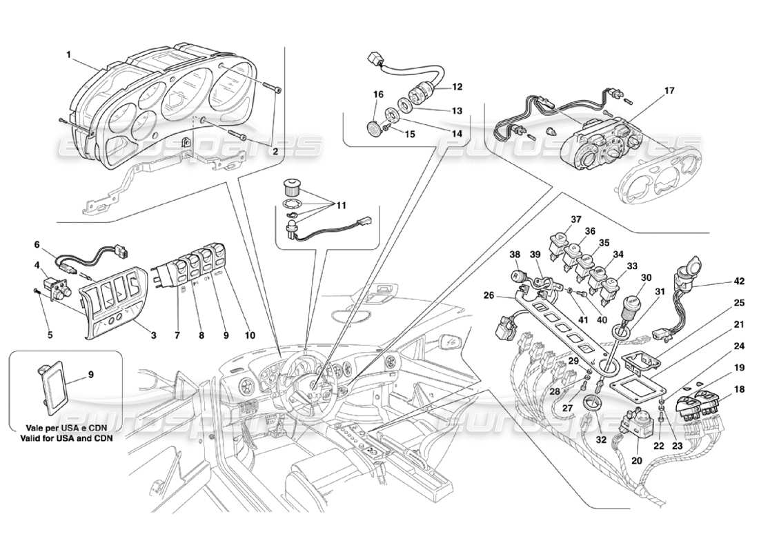 part diagram containing part number 67354100