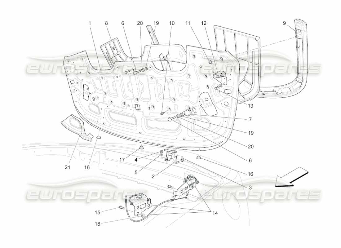 part diagram containing part number 14506587