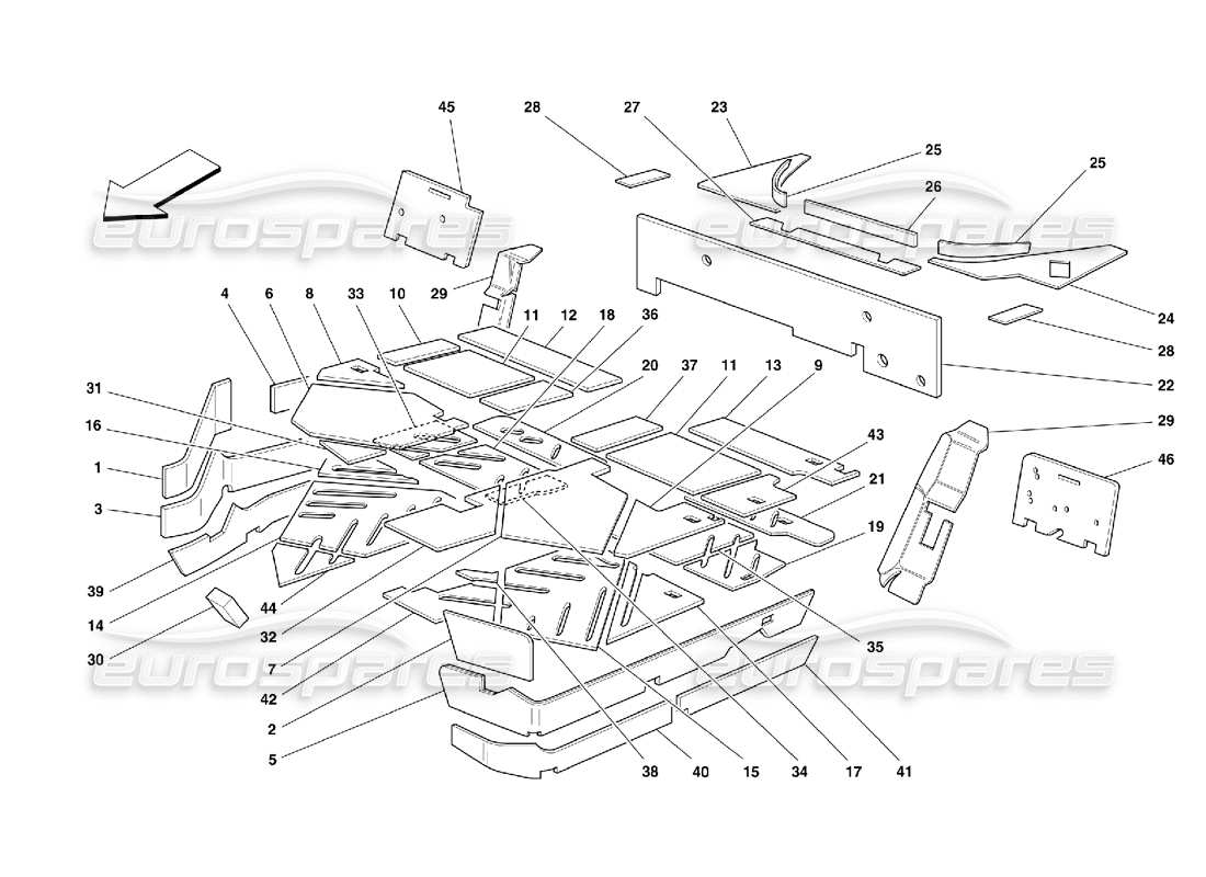 part diagram containing part number 64842300