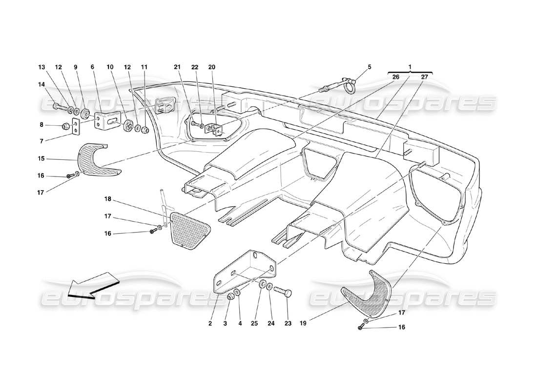part diagram containing part number 13272011