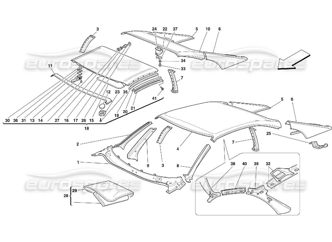 part diagram containing part number 64484900