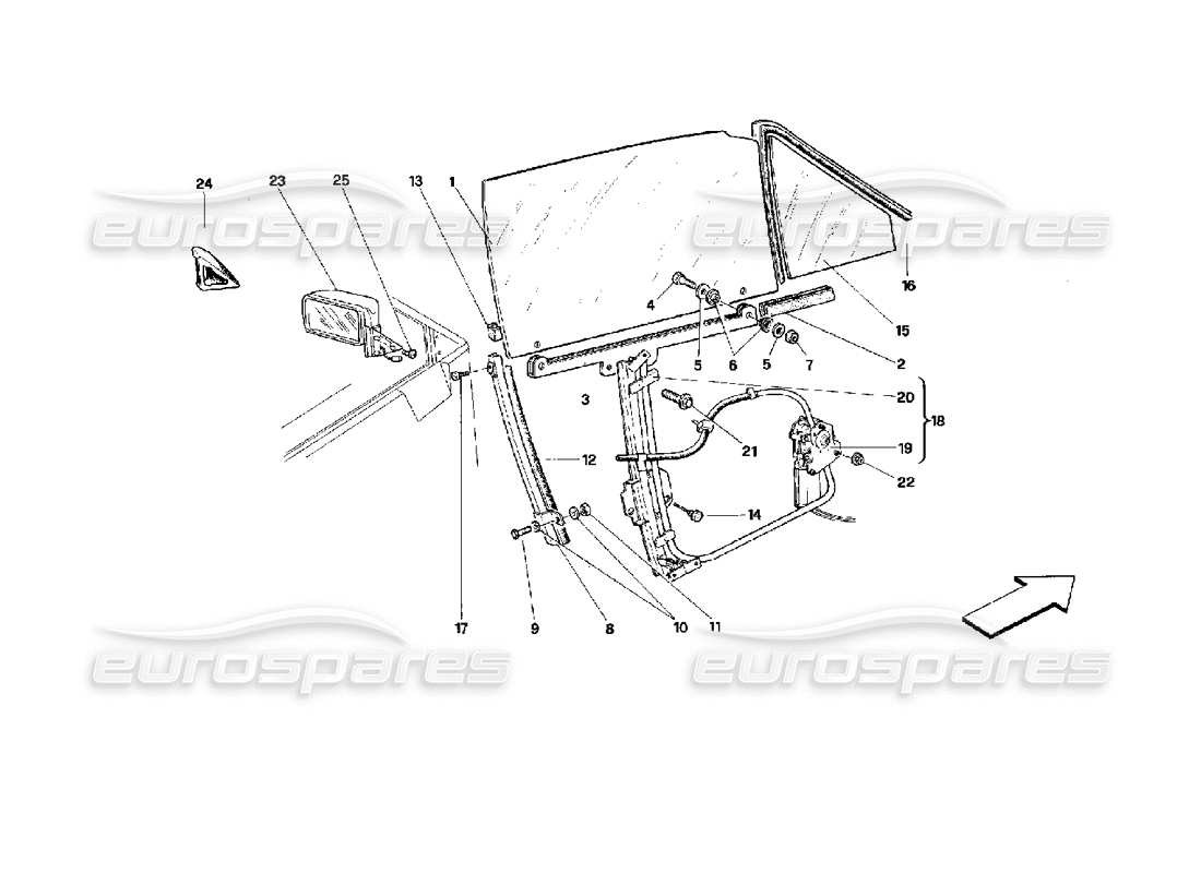 part diagram containing part number 61182700