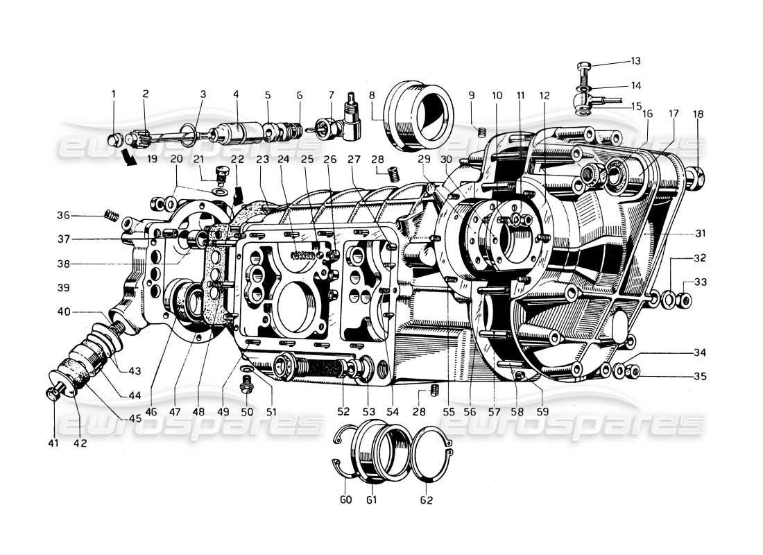 part diagram containing part number 10x19x7