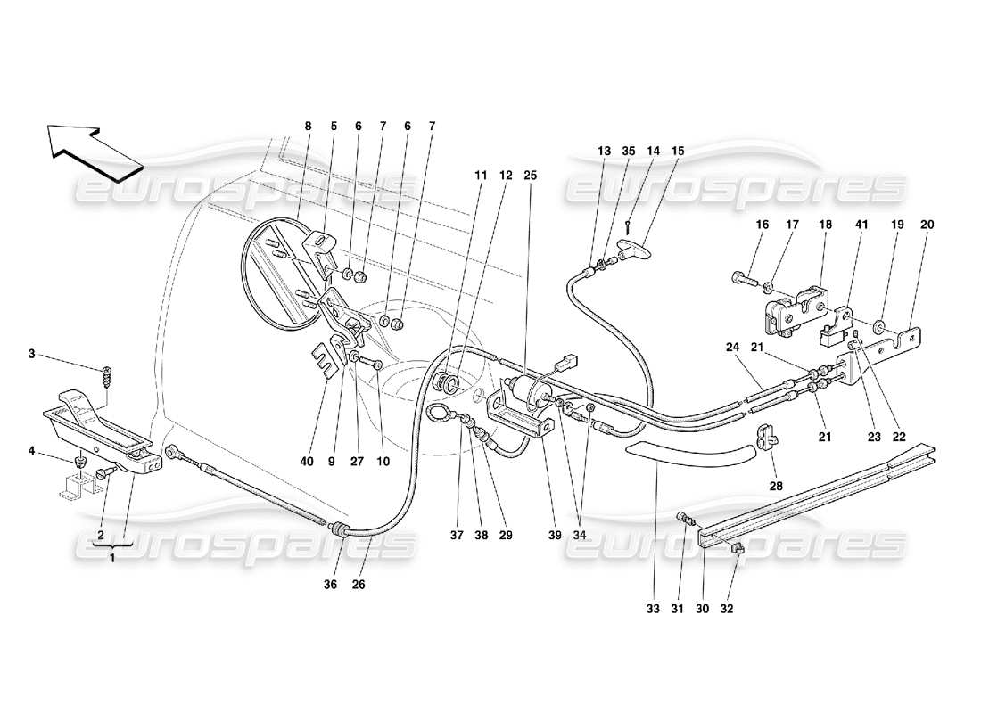 part diagram containing part number 64114900