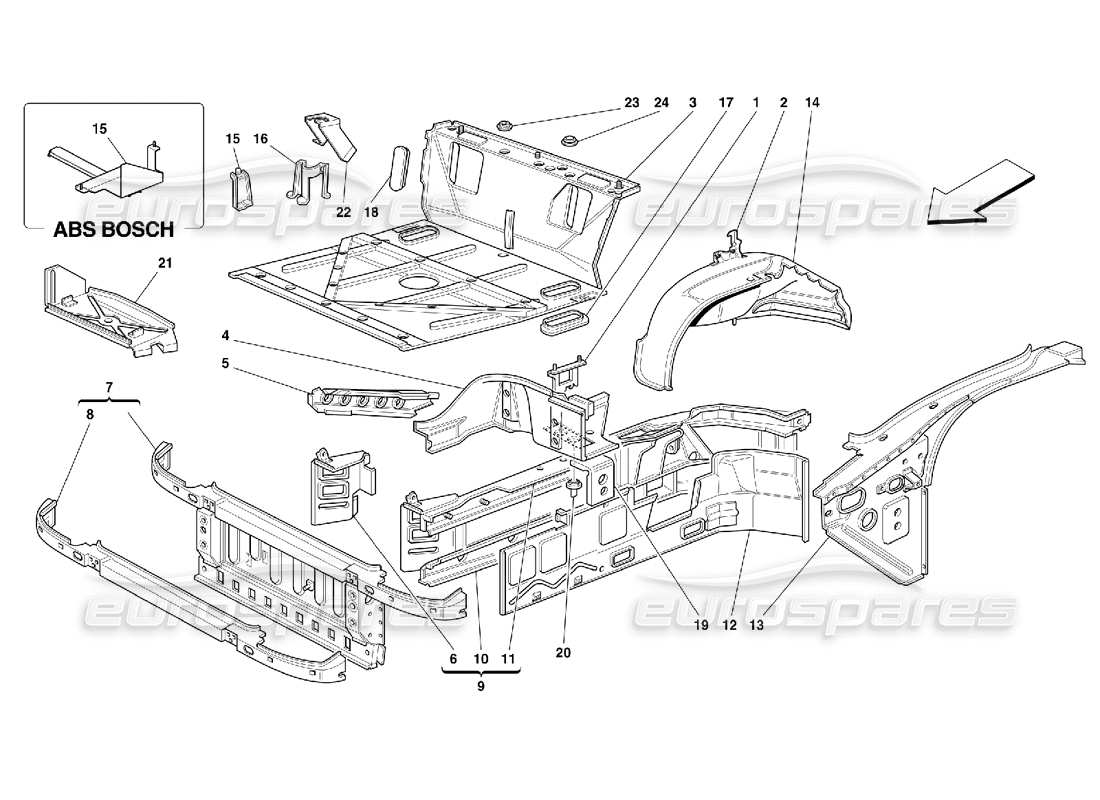 part diagram containing part number 64514100