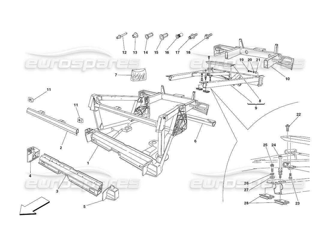 part diagram containing part number 67608200