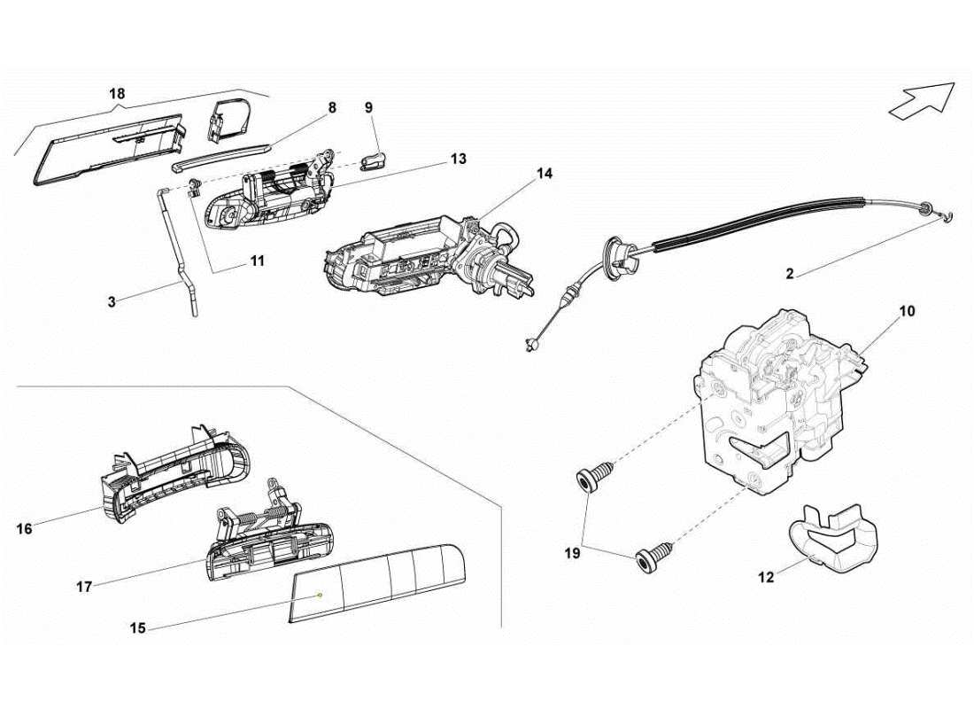 lamborghini gallardo sts ii sc doors part diagram