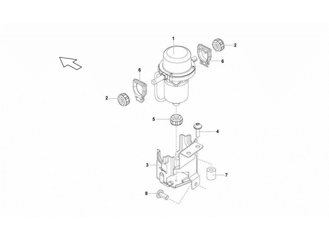 lamborghini gallardo sts ii sc electric brake system pump parts diagram