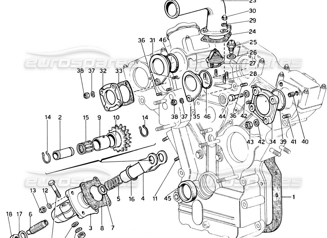 ferrari 365 gtb4 daytona (1969) timing parts diagram