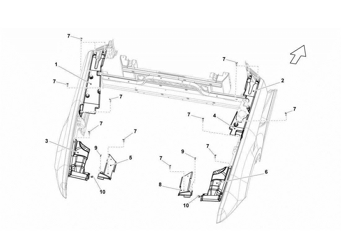 lamborghini gallardo lp560-4s update aesthetic heat parts diagram