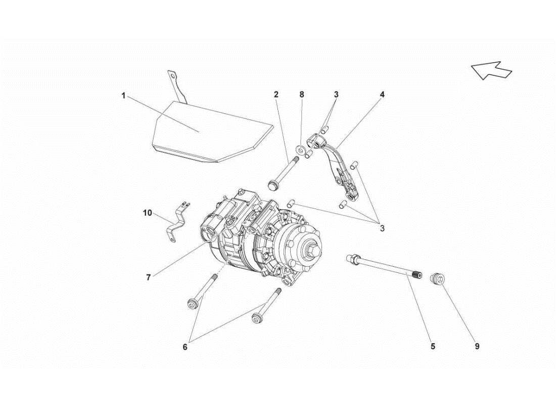 lamborghini gallardo sts ii sc air conditioning system parts diagram