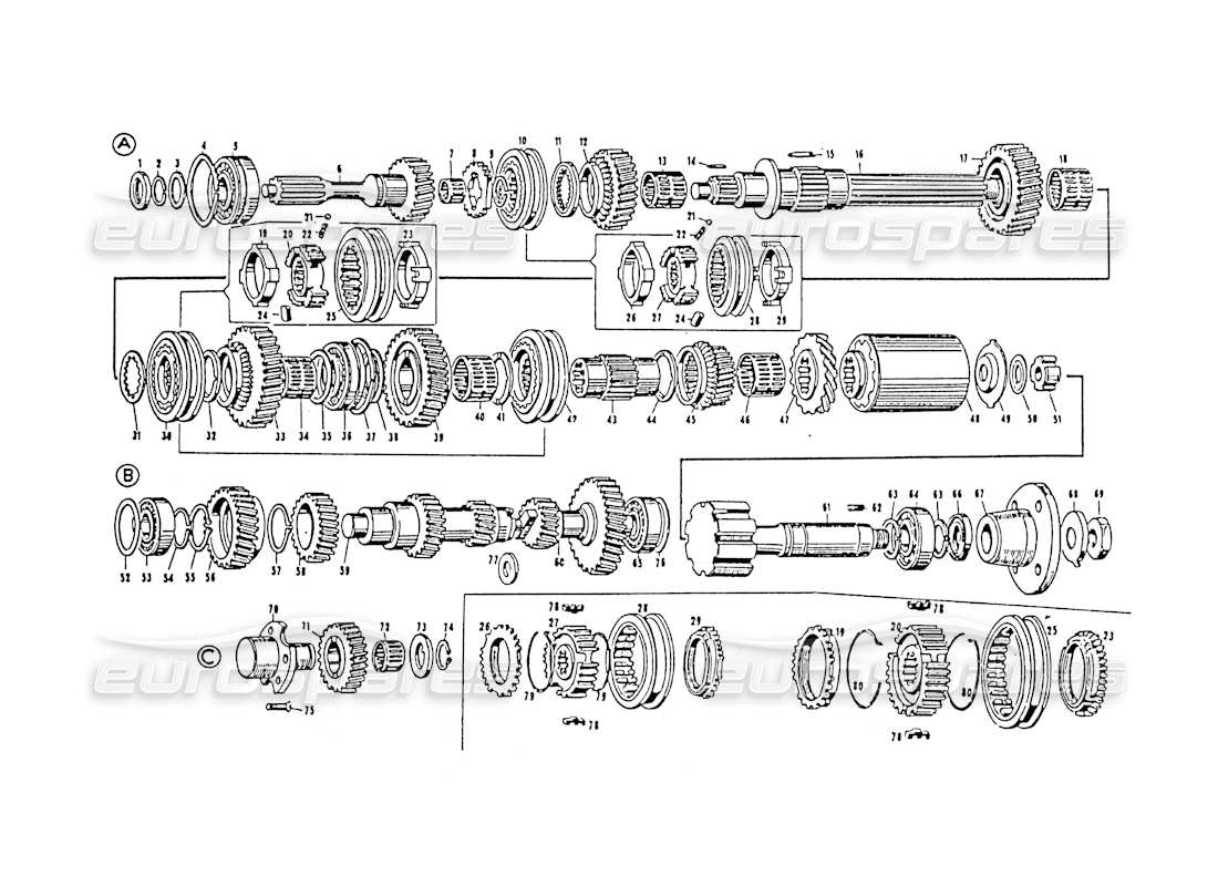 part diagram containing part number csc 60778