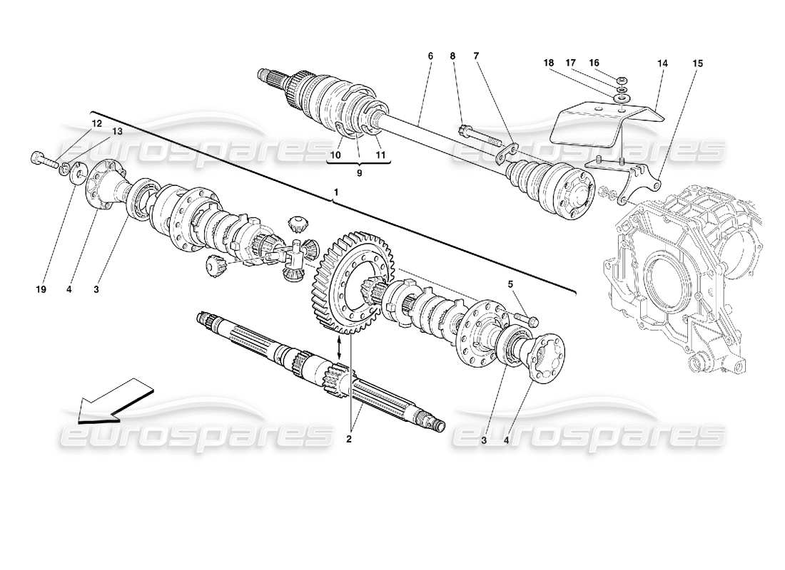 part diagram containing part number 70000834