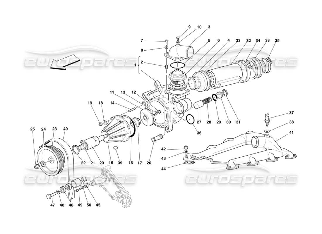 part diagram containing part number 176044