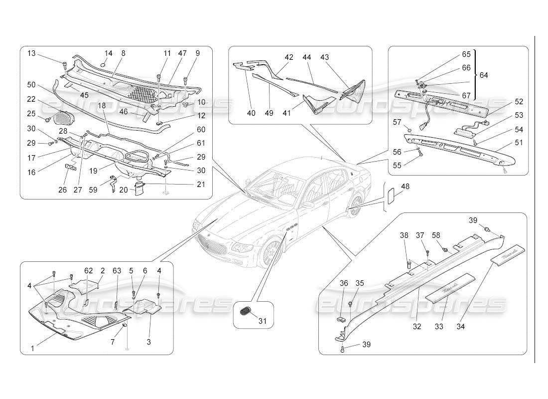 part diagram containing part number 67570400