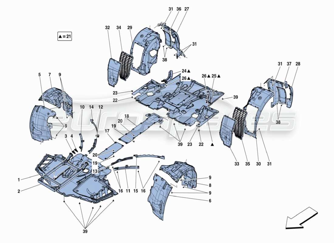 part diagram containing part number 88614000