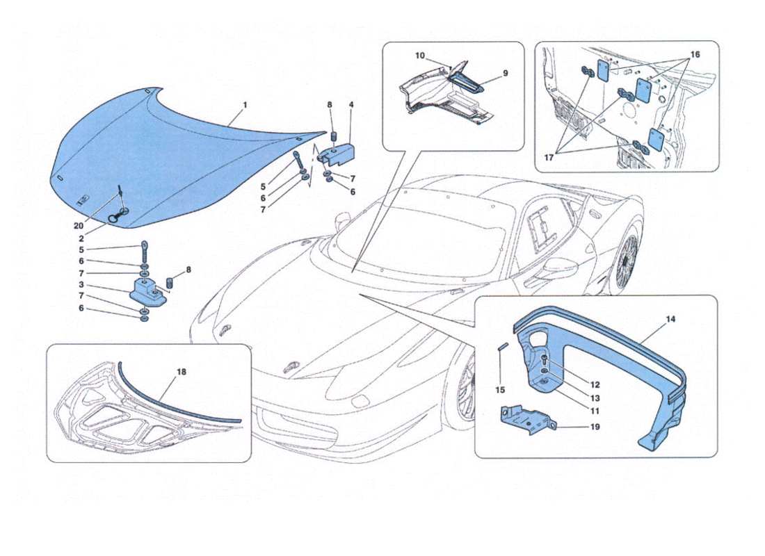 part diagram containing part number 83190400