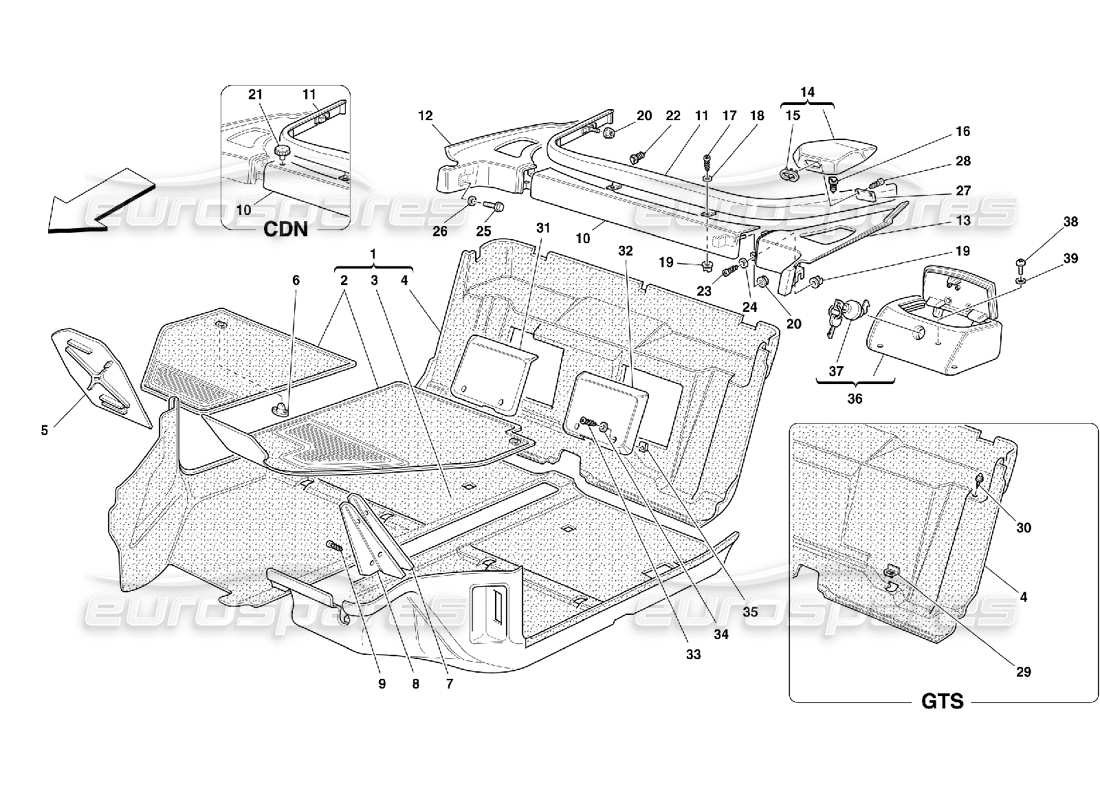 part diagram containing part number 635438..