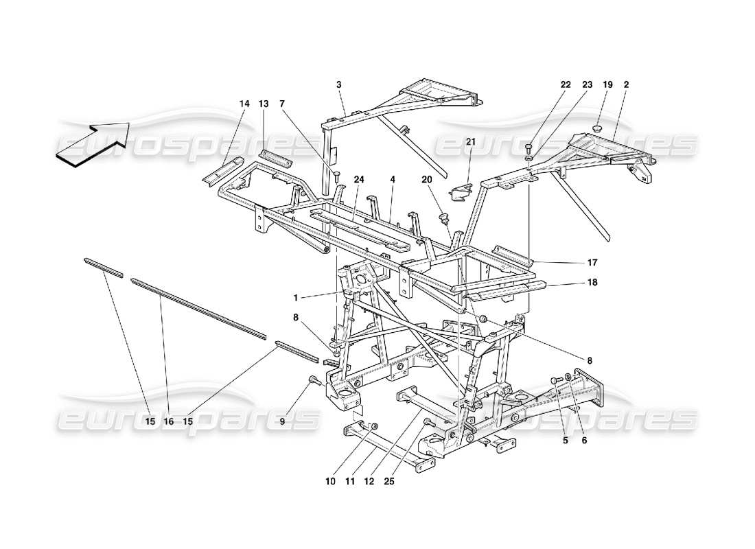 part diagram containing part number 64295600