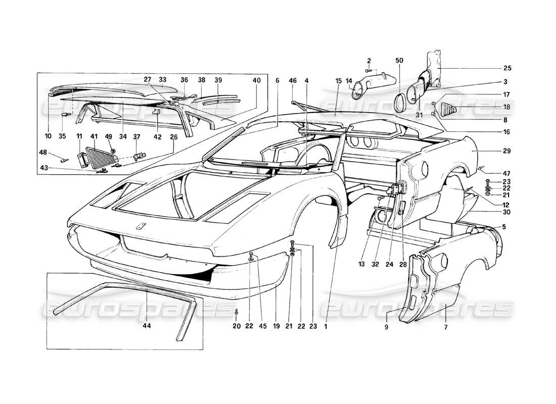 part diagram containing part number 60708900