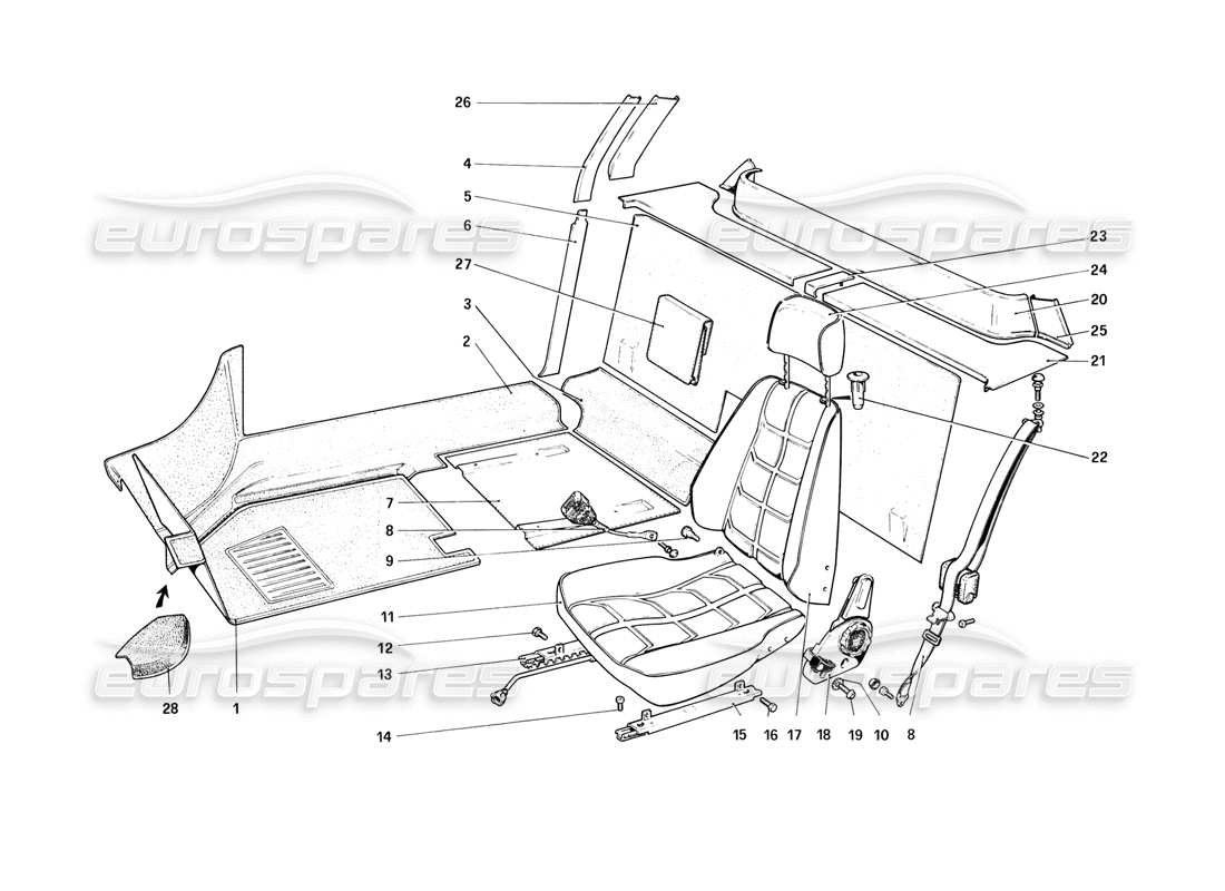 part diagram containing part number 60744200