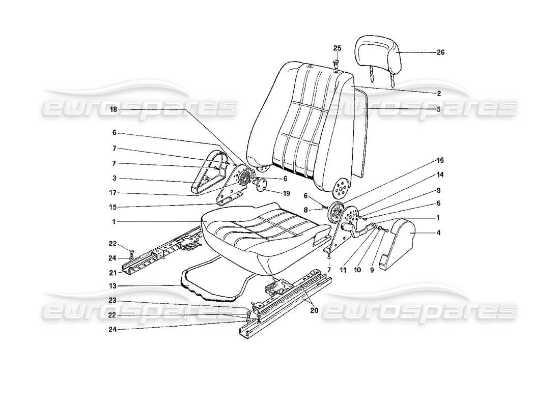 part diagram containing part number 62515200