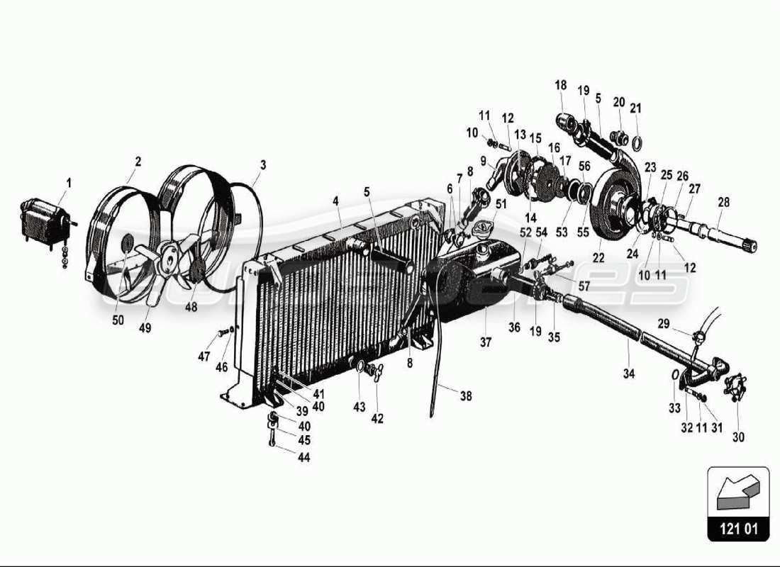 part diagram containing part number 001701467